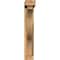 Ekena Millwork Funston Block Rough Sawn Bracket w/ Offset Brace, Western Red Cedar, 4"W x 16"D x 24"H BKT0402X16X24FST05RWR - alternate 4